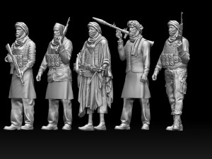 Soldiers arab 3D-Druckmodell