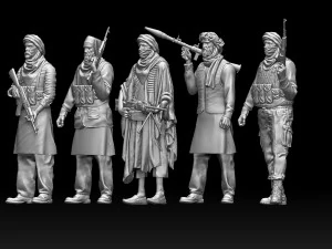 Soldiers arab 3D Print Model