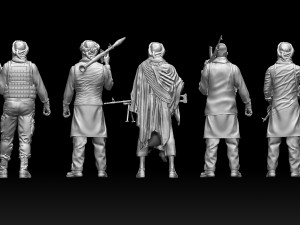 Soldiers arab 3D-Druckmodell