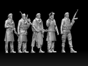 Soldiers arab 3D-Druckmodell