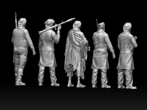 Soldiers arab 3D-Druckmodell