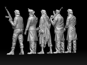 Soldiers arab 3D-Druckmodell