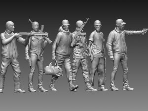 Bandits 3D Print Model
