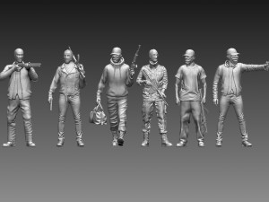 Bandits 3D-Druckmodell