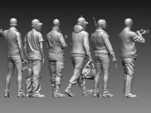 Bandits 3D Print Model
