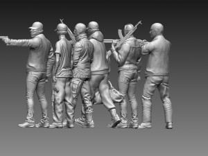 Bandits 3D-Druckmodell