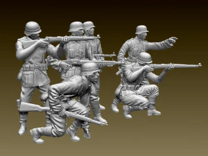 ドイツ兵 3Dプリントモデル