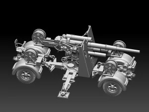 Flak 88 3D Druckmodell
