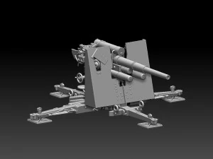 Flak 88 3D Print Model