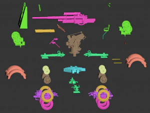 Flak 88 3D Print Model