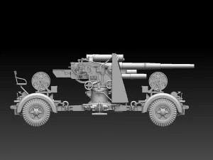 Flak 88 3D Print Model