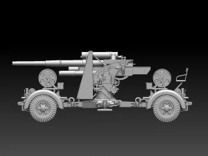 Flak 88 3D Print Model