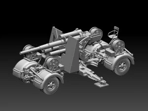 Flak 88 3D Print Model