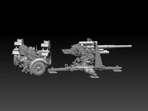 Flak 88 3D Print Model