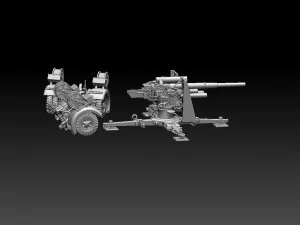 Flak 88 3D Print Model