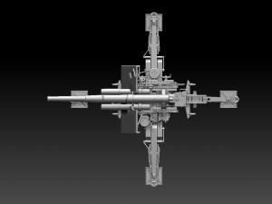 Flak 88 3D 프린트 모델