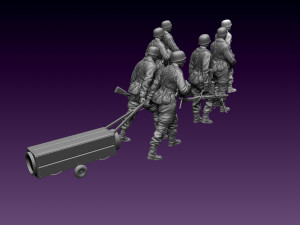 German paratroopers Modelo de Impressão 3D