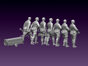 German paratroopers Modelo de Impressão 3D
