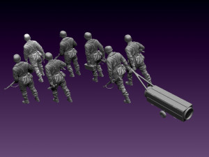 German paratroopers Modelo de Impressão 3D