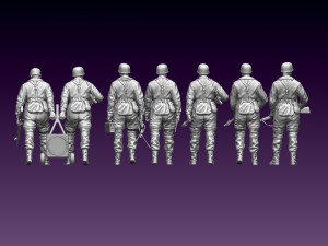German paratroopers Modelo de Impressão 3D