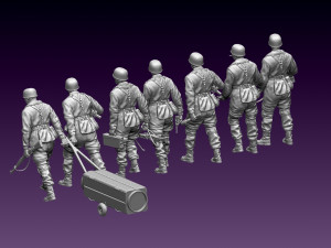 German paratroopers Modelo de Impressão 3D