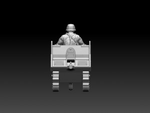 Kettenkrad SdKfz 2 Model Cetak 3D