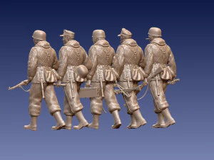 German paratroopers 3D Print Model
