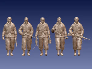 German paratroopers 3D Print Model