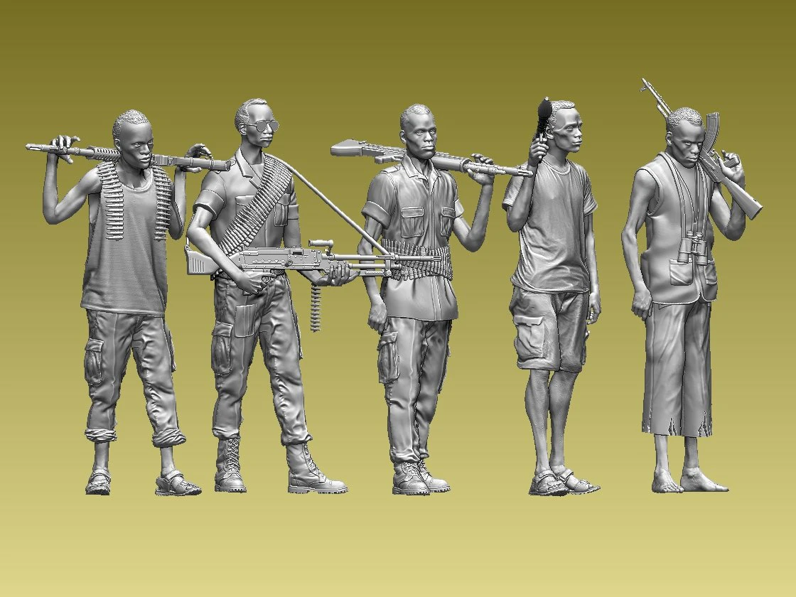 Samali pirates 3D Print Model .c4d .max .obj .3ds .fbx .stl .blend 