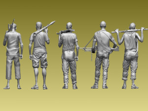 Samali pirates Model Cetak 3D