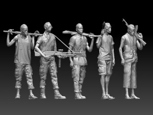 Samali pirates Model Cetak 3D