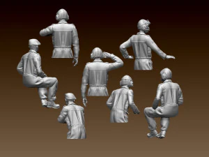 Tank crew leopard 3D Print Model