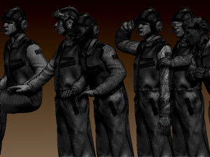 Tank crew leopard 3D Print Model
