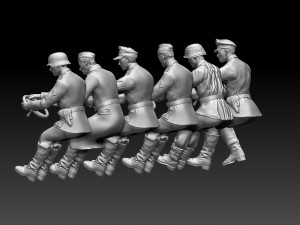 German drivers soldiers 3D Print Model