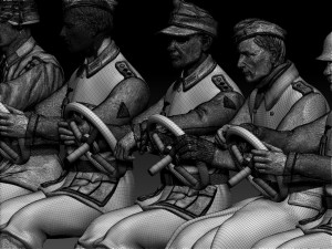 German drivers soldiers 3D Print Model