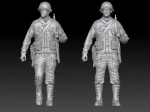 Captain Miller Modelo de Impressão 3D