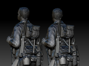 Captain Miller 3D 프린트 모델