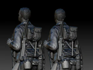 Captain Miller 3D Print Model