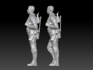 Captain Miller 3D 프린트 모델