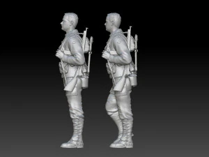 Captain Miller 3D Print Model