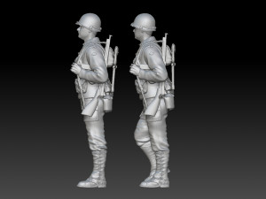 Captain Miller 3D 프린트 모델