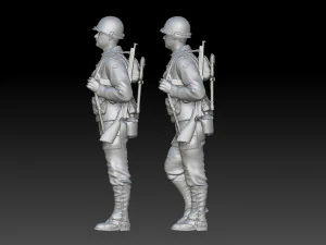 Captain Miller 3D Print Model