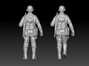 Captain Miller 3D Print Model