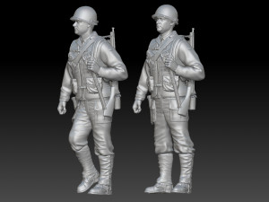 Captain Miller 3D 프린트 모델
