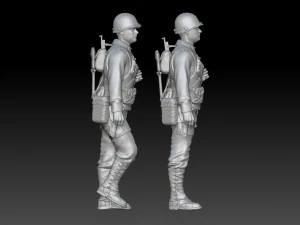 Captain Miller 3D Print Model