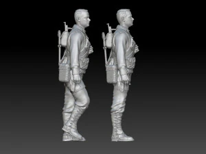 Captain Miller 3D Print Model