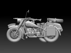 R75 motorcycle 3D Print Model