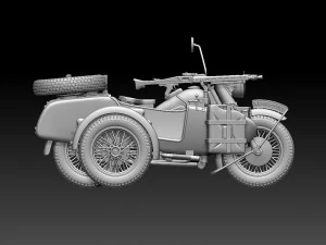 R75 motorcycle 3D Print Model