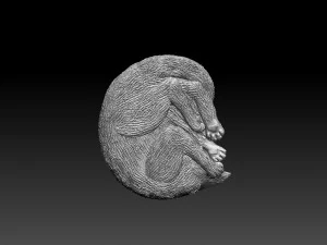 Cat 3D Print Model