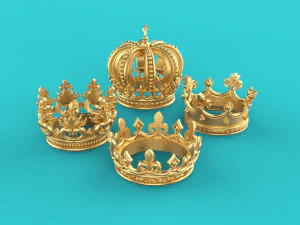 Crown 3D Print Model